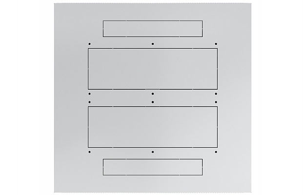 Шкаф телекоммуникационный напольный 19",42U(600x1000), ШТ-НП-42U-600-1000-ПП, передняя и задняя дверь перфорированная ССД внешний вид 12