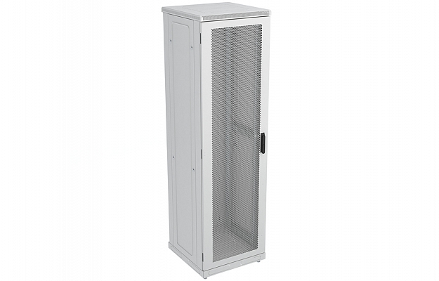 Шкаф телекоммуникационный напольный 19",47U(600x1000), ШТ-НП-47U-600-1000-П, передняя дверь перфорированная ССД внешний вид 1