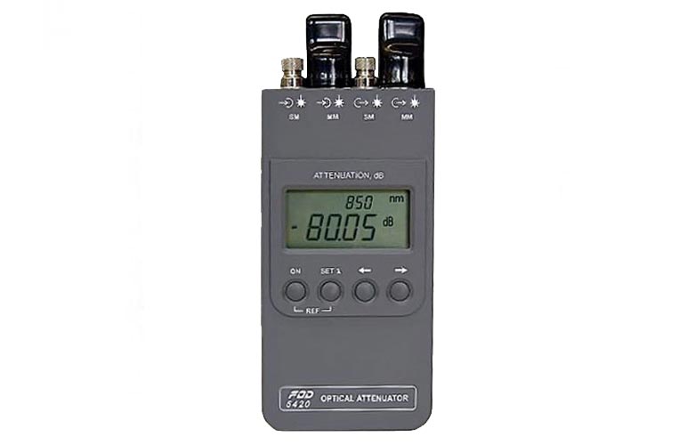 Аттенюаторы оптические Аттенюаторы оптические FOD-5420 (МM/SM 850/1300/1310/1550нм FC)