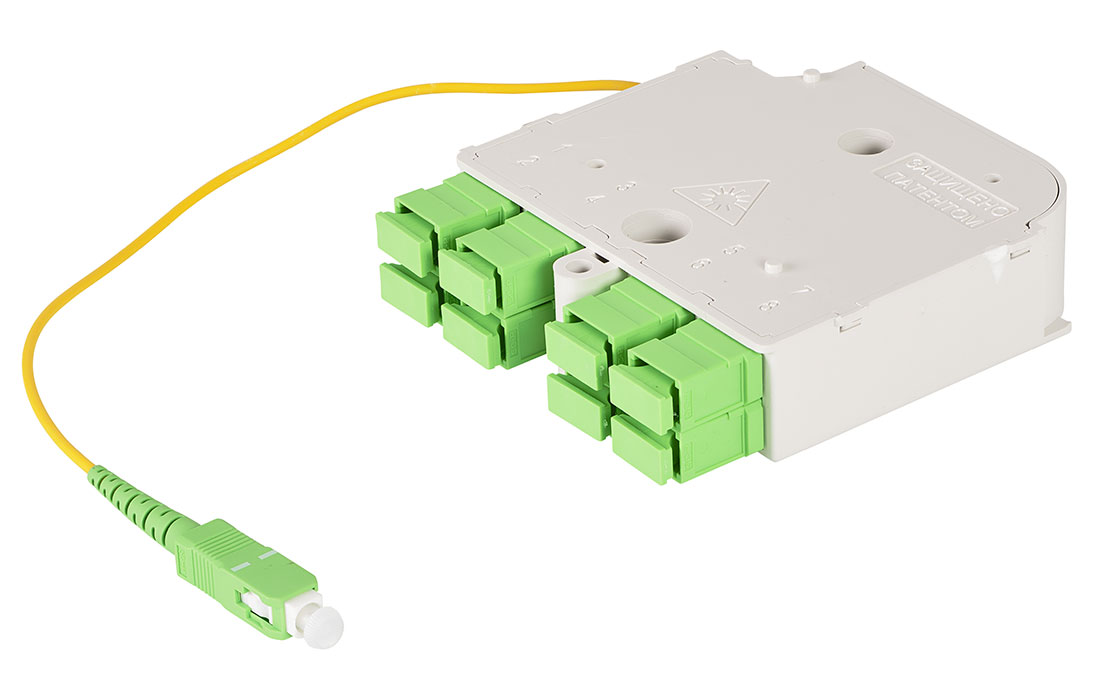                                             Модульный сплиттер 1х8 PLC SC/APC СМ3 (УСМ)                                        