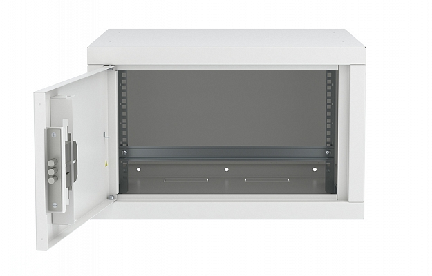 Шкаф антивандальный настенный ШАН-Э 19" 6U(600*550) ССД внешний вид 5