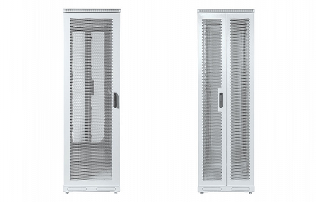 CCD ShT-NP-S-42U-800-1200-PP  19", 42U (800x1200) Floor Mount Telecommunication Server Cabinet, Perforated Front and Rear Doors внешний вид 6