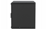 Шкаф телекоммуникационный настенный разборный черный 19”,9U(600x650), ШТ-НСр-9U-600-650-С-Ч дверь стекло ССД внешний вид 4