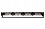 10-0403 SUPRLAN Патч-панель 19", 24хRJ-45, UTP, 5e, 1U внешний вид 1
