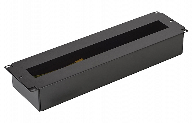 CCD 19"3U-Ch  DIN Rail Panel, Black внешний вид 1