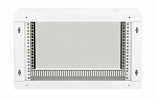 Шкаф телекоммуникационный настенный разборный 19”,6U(600x350), ШТ-НСр-6U-600-350-С дверь стекло ССД внешний вид 5