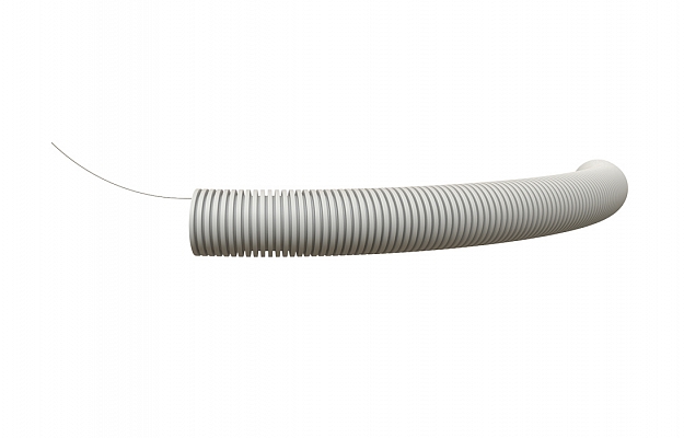 Hyperline FIC-СFPL-PVC-32 Труба ПВХ гофрир. лёгкая, d 32 с зондом, 50м.п., цвет серый внешний вид 3