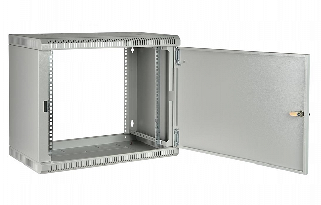 CCD ShT-NSr-9U-600-650-M  19", 9U (600x650) Wall Mount Dismountable Telecommunication Cabinet, Metal Door внешний вид 1