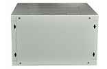 Шкаф телекоммуникационный настенный разборный со съемными боковыми стенками 19”,9U(600x550), ШТ-НСрМ-9U-600-550-М дверь металл ССД внешний вид 2