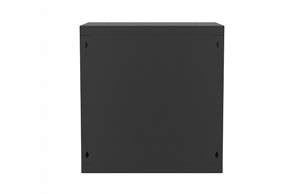 Шкаф телекоммуникационный настенный разборный черный 19”,12U(600x450), ШТ-НСр-12U-600-450-С-Ч дверь стекло ССД внешний вид 3