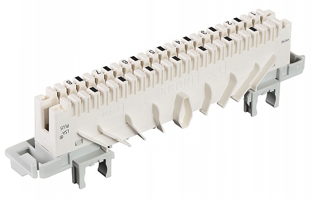 7015 1 008-01 Плинт LSA-PROFIL 2/8хabs, размыкаемые контакты 1...8 внешний вид 1