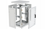 CCD ShT-NP-24U-600-600-P  19", 24U (600x600) Floor Mount Telecommunication Cabinet, Perforated Front Door внешний вид 9