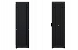 Шкаф телекоммуникационный напольный 19", 42U(600x600), ШТ-НП-М-42U-600-600-М-Ч, передняя дверь металл, черный ССД внешний вид 5