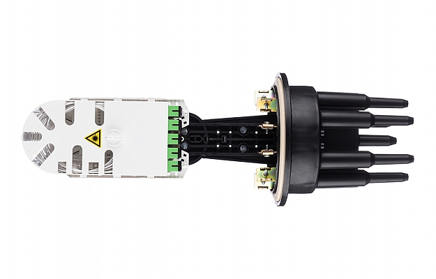 Муфта-кросс МКО-Г3/СМ6-1PLC16-SC/APC-20SC-17SC/APC-1SC/APC ССД внешний вид 4