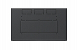 Шкаф телекоммуникационный настенный разборный черный 19”,6U(600x550), ШТ-НСр-6U-600-550-С-Ч дверь стекло ССД внешний вид 6