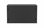 Шкаф телекоммуникационный настенный разборный черный 19”,6U(600x350), ШТ-НСр-6U-600-350-П-Ч дверь перфорированная ССД внешний вид 5
