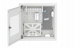 Шкаф квартирный телекоммуникационный встраиваемый с радиопрозрачной дверцей ШТ-НСс 4+3 патч-корда, делитель 1х4 ССД внешний вид 3