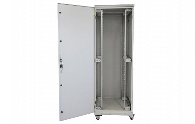 Шкаф телекоммуникационный напольный 19",33U(800x1000), ШТ-НП-33U-800-1000-М, передняя дверь металл ССД внешний вид 3