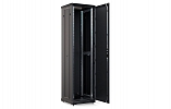 CCD ShT-NP-M-47U-600-800-M-Ch  19", 47U (600x800) Floor Mount Telecommunication Cabinet, Metal Front Door, Black внешний вид 4