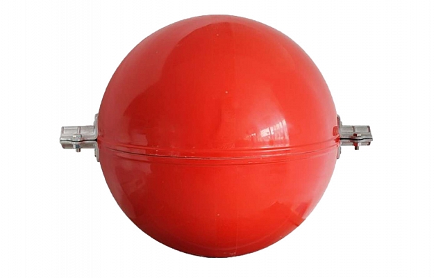 ШМ-ИМАГ-600-8.3-К - сигнальный шар-маркер для ЛЭП, 8,3 мм, 600 мм, красный