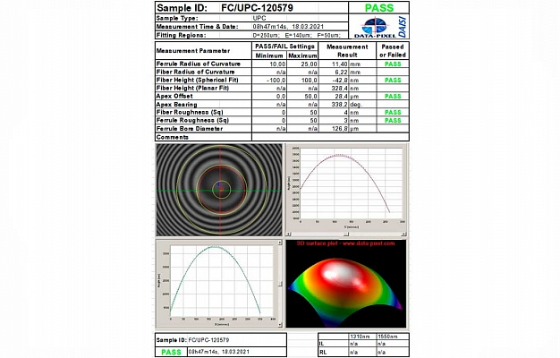 CCD HS-ShOS-SM/2.0mm-FC/UPC-ST/UPC-1.0m Patch Cord внешний вид 2