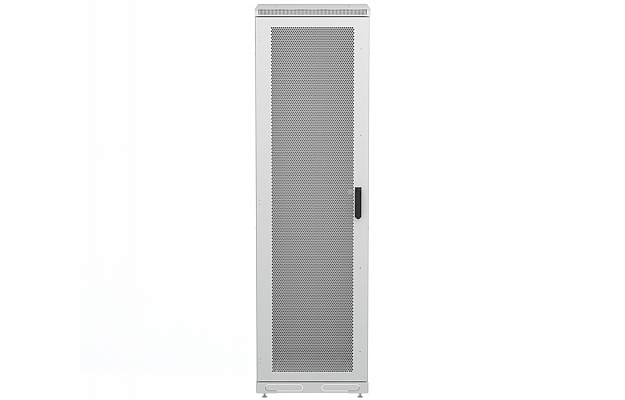 Шкаф телекоммуникационный напольный 19",42U(600x600), ШТ-НП-42U-600-600-ПП, передняя и задняя дверь перфорированная ССД внешний вид 4