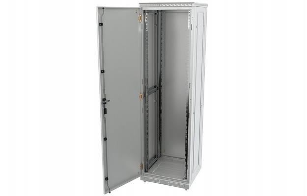Шкаф телекоммуникационный напольный 19",42U(600x600), ШТ-НП-42U-600-600-М, передняя дверь металл ССД внешний вид 3