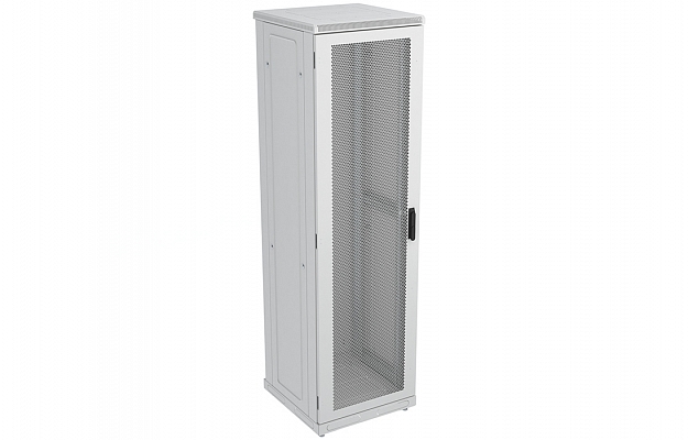 CCD ShT-NP-47U-600-1000-PP  19", 47U (600x1000) Floor Mount Telecommunication Cabinet, Perforated Front and Rear Doors внешний вид 1