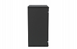 Шкаф телекоммуникационный настенный разборный черный 19”,18U(600x550), ШТ-НСр-18U-600-550-М-Ч дверь металл ССД внешний вид 5