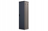 Шкаф телекоммуникационный напольный 19", 47U (800x800), ШТ-НП-М-47U-800-800-М-Ч, передняя дверь металл, черный ССД внешний вид 1