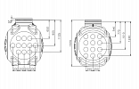 Колодец пластиковый кабельный ККТ-2-ССД  с металлокаркасом внешний вид 3