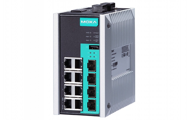 Moxa EDS-G512E-4GSFP-T Switch внешний вид 2