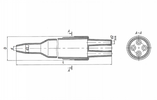 CCD 4MRP0.5 PE Branch Splice Closure внешний вид 4