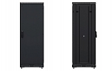 Шкаф телекоммуникационный напольный 19", 33U(800x800), ШТ-НП-М-33U-800-800-М-Ч, передняя дверь металл, черный ССД внешний вид 3