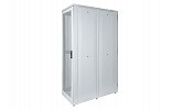 Шкаф телекоммуникационный напольный серверный 19",42U(600x1200) , ШТ-НП-С-42U-600-1200-ПП передняя,задняя двери перфорированные ССД внешний вид 5