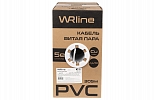 WRline WR-FTP-4P-C5E-PVC-GY Кабель витая пара, экранированный F/UTP, категория 5e, 4 пары (0,50 мм), одножильный, внутренний, PVC нг(А)-LS, серый, 305 м внешний вид 2