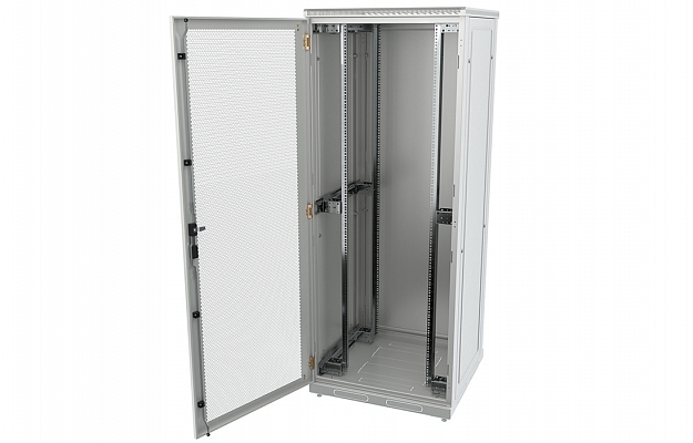 CCD ShT-NP-42U-800-800-PP  19", 42U (800x800) Floor Mount Telecommunication Cabinet, Perforated Front and Rear Doors внешний вид 2