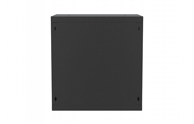 Шкаф телекоммуникационный настенный разборный черный 19”,15U(600x450), ШТ-НСр-15U-600-450-М-Ч дверь металл ССД внешний вид 3