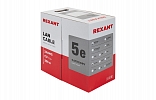 01-0049 Кабель витая пара REXANT UTP 4PR 24AWG, CAT5e, нг(А)-HF, LSZH (бухта 305 м) внешний вид 2