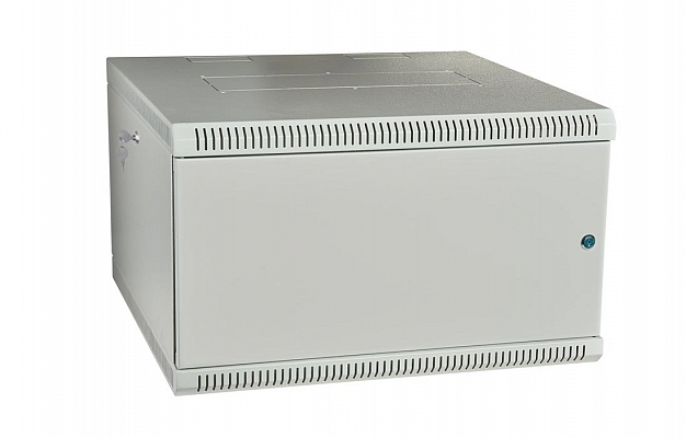 Шкаф телекоммуникационный настенный разборный со съемными боковыми стенками 19”,15U(600x350), ШТ-НСрМ-15U-600-350-М дверь металл ССД внешний вид 1