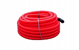 Труба ПНД гибкая для кабельной канализации д.75, 550Н, SN18 без протяжки, 50м внешний вид 7