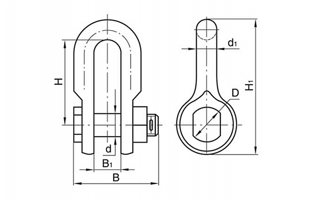 SKD-12-D- Shackle, Safety Pin внешний вид 4