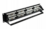 10-0405 SUPRLAN Патч-панель 19", 48хRJ-45, UTP, Cat.5e, 2U внешний вид 1