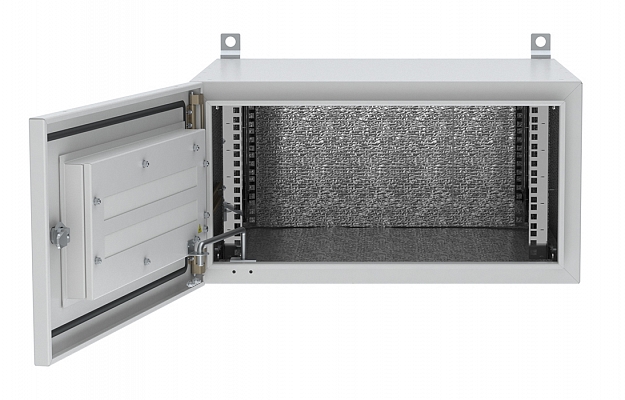 Шкаф климатический телекоммуникационный навесной 19",9U(600x450), ШКТ-НВ-9U-600-450 ССД внешний вид 3