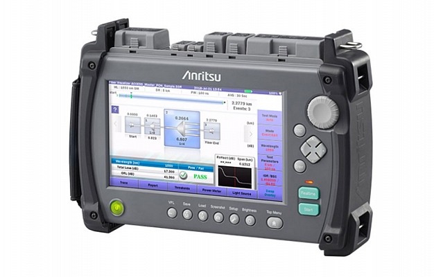 Рефлектометр Anritsu MT9085A-053 SM, 39/37,5 dB, 1310/1550 nm, SLS, FC адаптер внешний вид 1