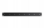 Органайзер кабельный горизонтальный с пластиковыми кольцами 8 колец 19"  ОКГП-8-19"-1U внешний вид 4