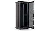 CCD ShT-NP-M-27U-800-800-P-Ch  19", 27U (800x800) Floor Mount Telecommunication Cabinet, Perforated Front Door, Black внешний вид 4