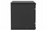 Шкаф телекоммуникационный настенный разборный черный 19”,9U(600x450), ШТ-НСр-9U-600-450-С-Ч дверь стеклянная ССД внешний вид 5
