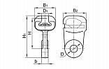 U1K-7-16 Socket-Tongue Link  внешний вид 3