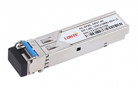 Модуль SFP WDM 1.25G 1310/1490nm 40km LC DDM